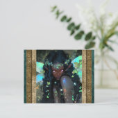 Mooie Fairy Vrouw Fantasy Kunst Briefkaart (Staand voorkant)