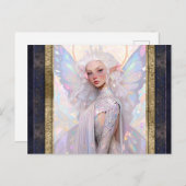 Mooie Fairy Vrouw Fantasy Kunst Briefkaart (Voorkant / Achterkant)