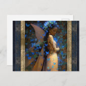 Mooie Fairy Vrouw Fantasy Kunst Briefkaart (Voorkant / Achterkant)