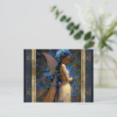 Mooie Fairy Vrouw Fantasy Kunst Briefkaart (Staand voorkant)