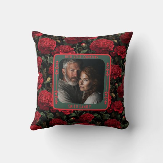 Mooie familie 50ste bruiloft Jubileum voor hem Kussen (Achterkant)