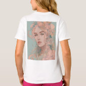 Mooie familie moeder T-shirt (Achterkant)