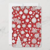 Mooie familiefoto Vrolijk kerstfeest Feestdagenkaart (Achterkant)