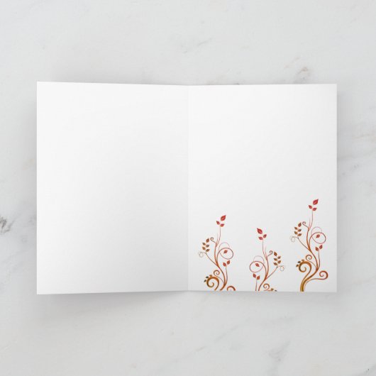 Mooie familiefoto's met rode foto's met prettig ke feestdagen kaart (Binnen)