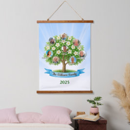 Mooie Family Tree Fotonamen Wall Art Decor Hangend Wandkleed