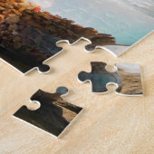 Mooie fantail goudvis in kom van Ocean Legpuzzel (Zijkant)