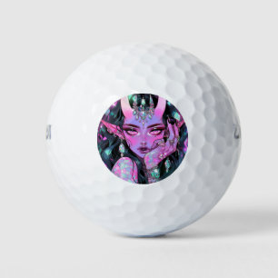 Mooie Fantasie Demon Elf Anime Meisje Golfballen