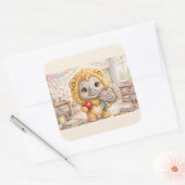 Mooie Fantasie Dieren Klas Sticker (Envelop)