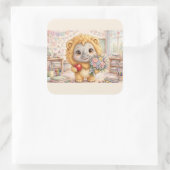 Mooie Fantasie Dieren Klas Sticker (Tas)