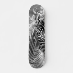 Mooie Fantasie Grijs Schaal Zebra Persoonlijk Skateboard
