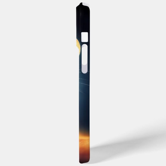 Mooie fantasie harige dier rode appel eten Case-Mate iPhone case (Achterkant / Links)