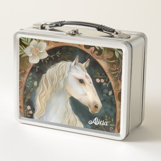 Mooie Fantasie Witte Paard (Voorkant)