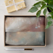 Mooie Fantasie Witte Paard Met Bloemen Decoupage Tissuepapier (Geschenk)