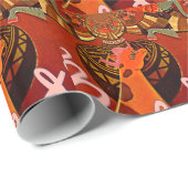 Mooie, fantastische Giraffe houdt van safari's Cadeaupapier (Rol Hoek)