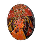 Mooie, fantastische Giraffe houdt van safari's Dartbord (Voorkant Rechts)