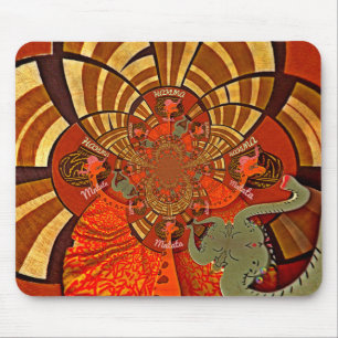 Mooie, fantastische Giraffe houdt van safari's Muismat