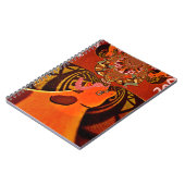 Mooie, fantastische Giraffe houdt van safari's Notitieboek (Linkerzijde)