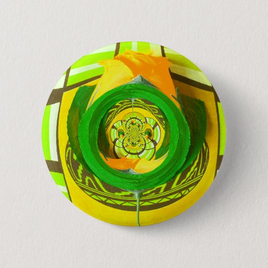 Mooie, fantastische Giraffe houdt van safari's Ronde Button 5,7 Cm (Voorkant)