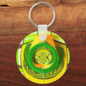 Mooie, fantastische Giraffe houdt van safari's Sleutelhanger (Voorkant)