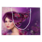 mooie Fantastische vrouwenfee Large Cadeautasje (Achterkant)