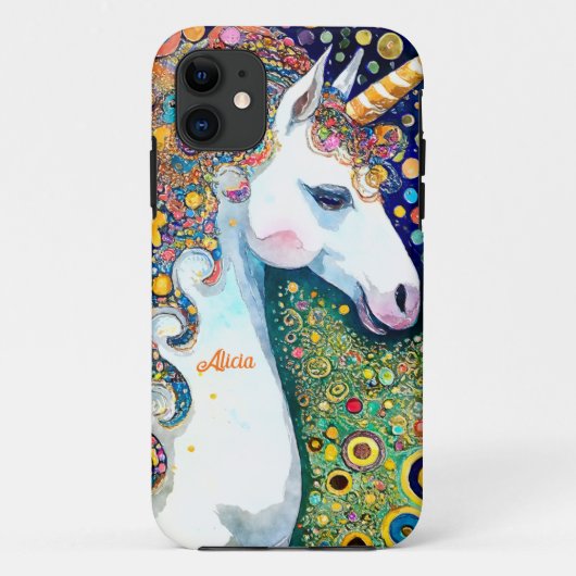Mooie Fantasy Eenhoorn Case-Mate iPhone Case (Achterkant)