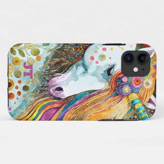 Mooie Fantasy Eenhoorn Case-Mate iPhone Case (Achterkant (horizontaal))
