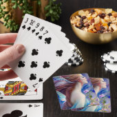 Mooie Fantasy Fairy met verbluffende vleugels Pokerkaarten (Insitu)