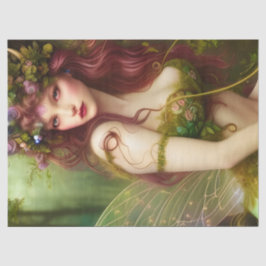 Mooie Fantasy Fairy Princess Decoupage Tissuepapier