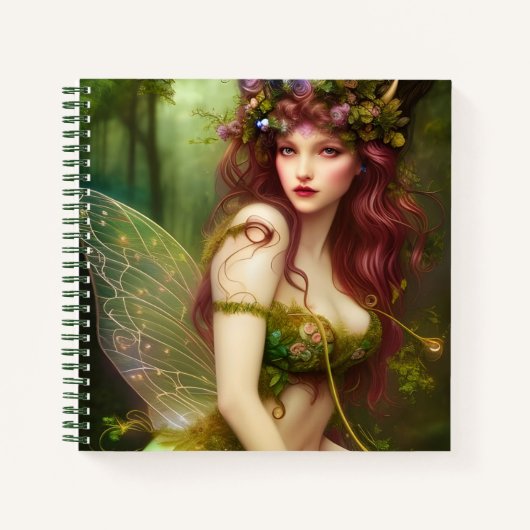 Mooie Fantasy Fairy Princess Notitieboek (Voorkant)