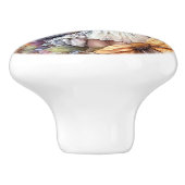 Mooie Fantasy Flower Fairies Series Keramische Knop (Zijkant)