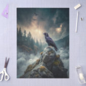 Mooie Fantasy Gotische Raaf Tissuepapier (Craft)