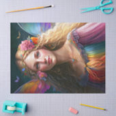 Mooie Fantasy Rainbow Fairy-ontkoppeling Tissuepapier (Craft)