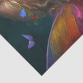 Mooie Fantasy Rainbow Fairy-ontkoppeling Tissuepapier (Detail)