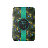 Mooie Fantasy Sparkly Peacock Feather, dames Badmat (Voorkant Verticaal)