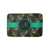 Mooie Fantasy Sparkly Peacock Feather, dames Badmat (Voorkant)