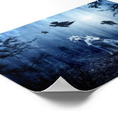 Mooie Fantasy Wolf Wall Art Poster (Hoek)