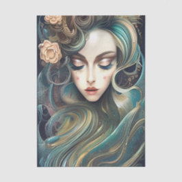 Mooie Fantasy Woman Tissuepapier