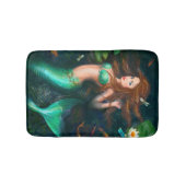 Mooie Fantasy-zeemeermin met leugens Bath Mat (Voorkant)