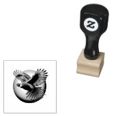 Mooie fazant haan rubberstempel (Gestempeld)