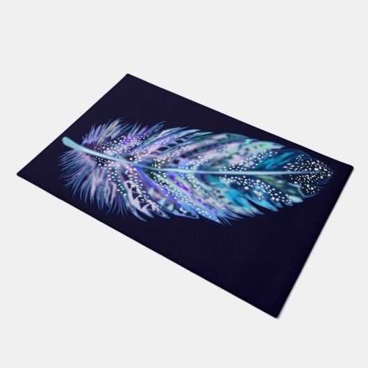 Mooie Feather Deurmat - Kies kleur (Schuin)