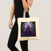 Mooie februari Amethist Fairy Tote Bag (Voorkant (product))