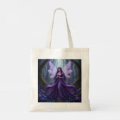 Mooie februari Amethist Fairy Tote Bag (Achterkant)