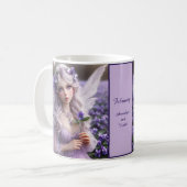 Mooie februari Fairy in Violets Koffiemok (Voorkant links)