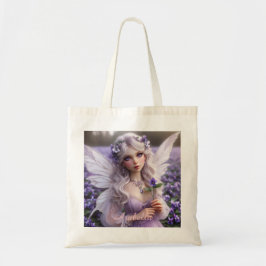 Mooie februari Fairy in Violets Tote Bag