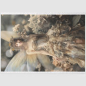 Mooie fee, etherische tuin, portretkunst tissuepapier (Voorkant)