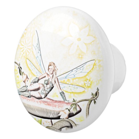 Mooie fee keramische knop (Rechts)