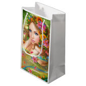 Mooie fee klein cadeauzakje (Achterkant Gekanteld)