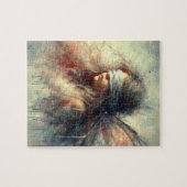 Mooie fee met blinddoek legpuzzel (Horizontaal)