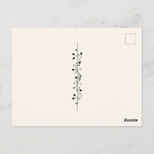 Mooie fee met ragfijne vleugels die een kaars vast briefkaart (Achterkant)