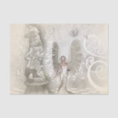 Mooie fee met vlinders tissuepapier (Voorkant)